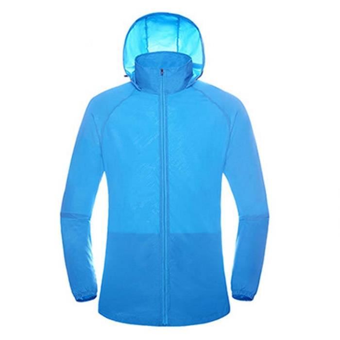 CMP fonction Gilet Gilet on Vest Zip Hood bleu foncé coupe-vent