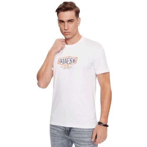 T-shirt Homme Guess blanc M4RI331314 G011 - M
