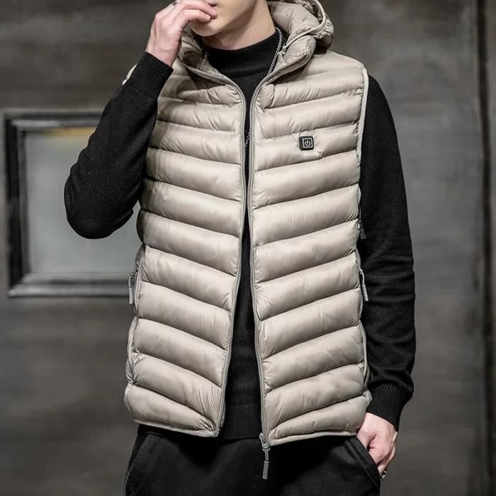 Gilet Homme Randonnée Sport - Veste Sans Manches Léger Respirant Multi-Poches - Idéal Pêche Chasse