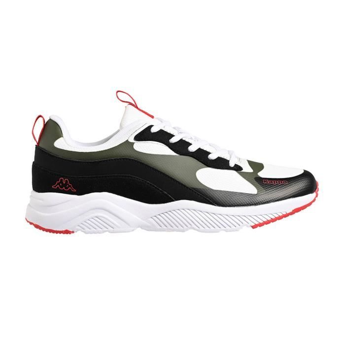 Kappa Baskets Mazatan  pour Homme - Blanc vert rouge