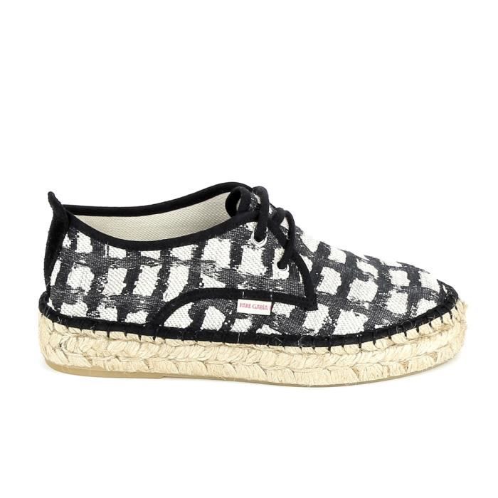 Pare Gabia Derbies Toile Femme Noir Noir Cdiscount Chaussures