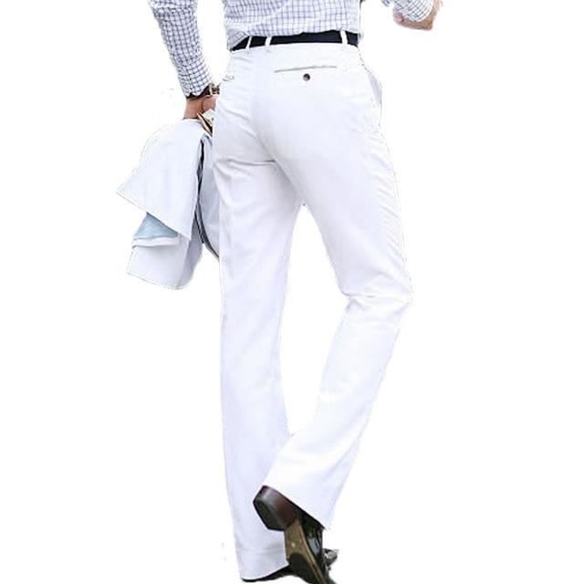Pantalon evase en bas best sale