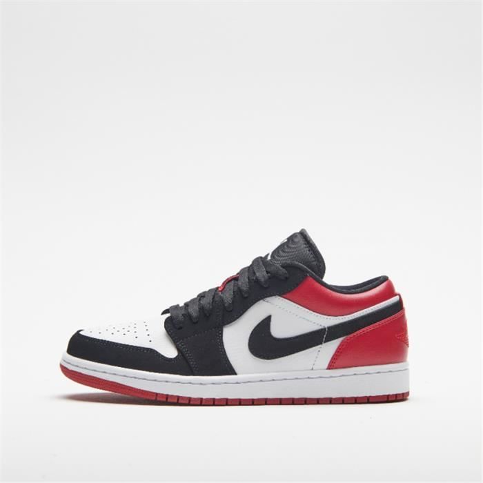 Baskets Air Jordan 1 Low 553558-116 Chaussures de pour Homme Rouge ... Baskets Air Jordan 1 Low 553558-116 Chaussures de pour Homme Rouge ...