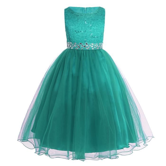 Robe Paillettes Sequin Avec Tulle Pour Fille 1-6 Ans - Princesse Pour Fête, Mariage, Anniversaire - Plusieurs Coloris - 3