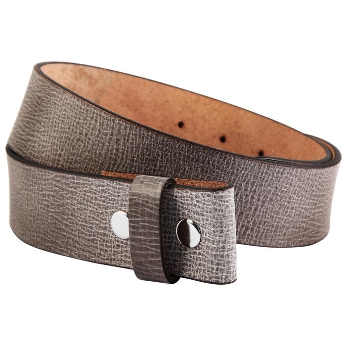 Ceinture femme marron cuir veritable 90 cm a la mode Largeur 4 cm