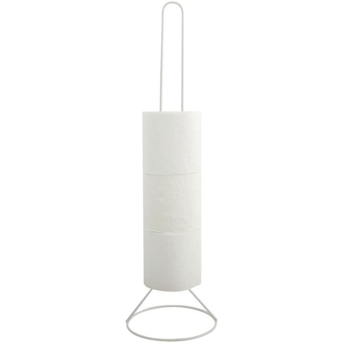 Plastique ABS, pour Rouleaux géants, Système de Verrouillage, Clé INCL. Physa Derouleur Papier WC Porte Papier Toilette Mural FOGGIA White