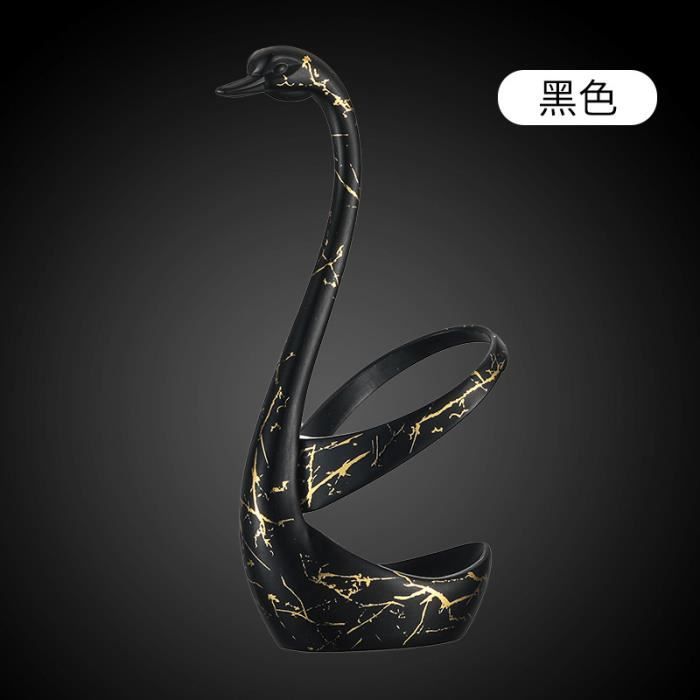 Lot De 6 Cuillères à Café Et Dessert Dorées En Alliage De Zinc Avec Base En Forme De Cygne Pour Fruits, Desserts, Crème Glacée