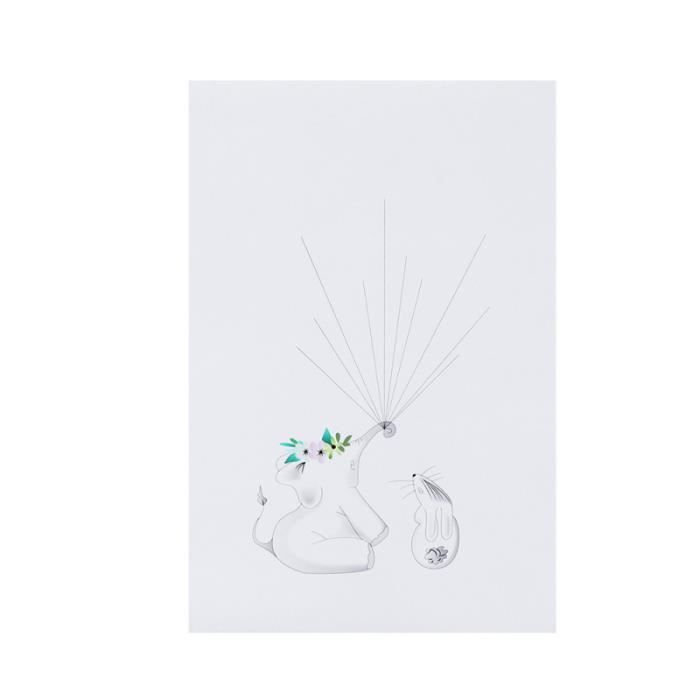 1 Pc Signature Peinture Anniversaire Ballon Dessin Anime Bebe Douche Bricolage Empreinte Digitale Telephone Portable Cdiscount Telephonie