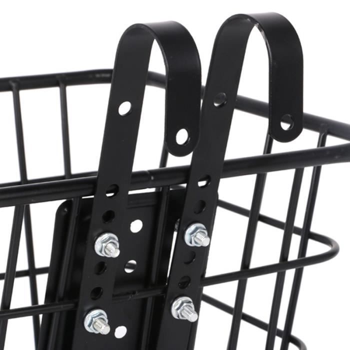 SALUTUYA Panier avant à vélo Panier à vélo audacieux suspendu Panier à cadre avant réglable pour véhicule électrique sport velo