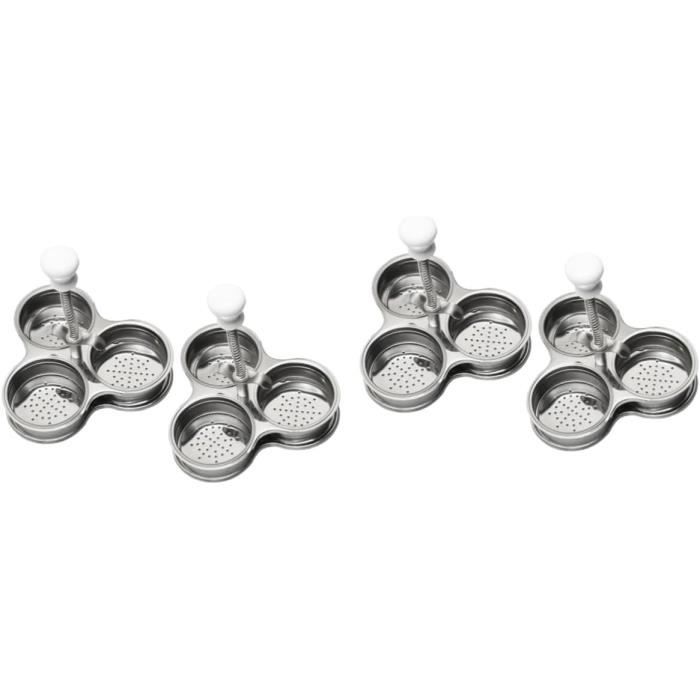 PRETYZOOM Lot De 4 Coquetiers Pochés Pour Le Petit Déjeuner Rapide