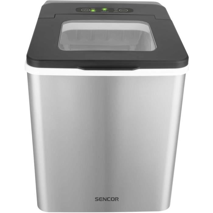 Machine à glaçons SENCOR SIM 3400SS 18 Cuve 500 g Cycle 715 min Inox