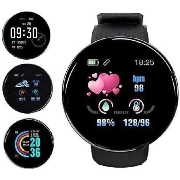 Montre connectée,Smart Watch Bluetooth Fitness Tracker Couple de