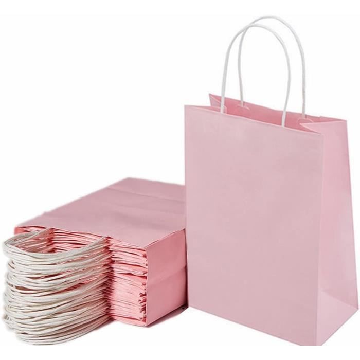 Gcardist Lot de 16 sacs cadeaux en papier kraft avec poignées 21x15x8 Gcardist Lot de 16 sacs cadeaux en papier kraft avec poignées 21x15x8