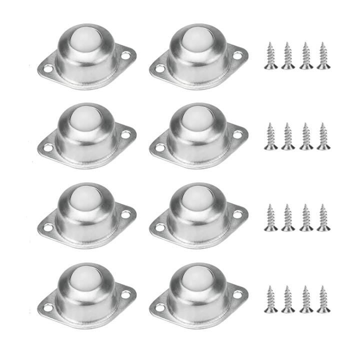 Lot De 10 Roulements à Billes Métal Pour Barre Babyfoot 16mm - Fixation Filetée Facile