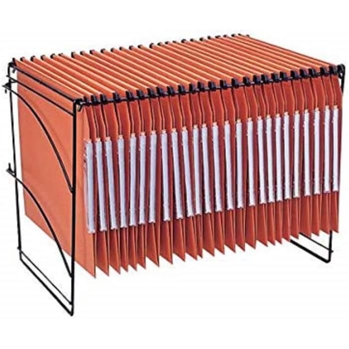 Lot 25 Dossiers Suspendus Pendaflex Grande Capacité – Lettre 5,1 Cm Extension – Couleurs Assorties