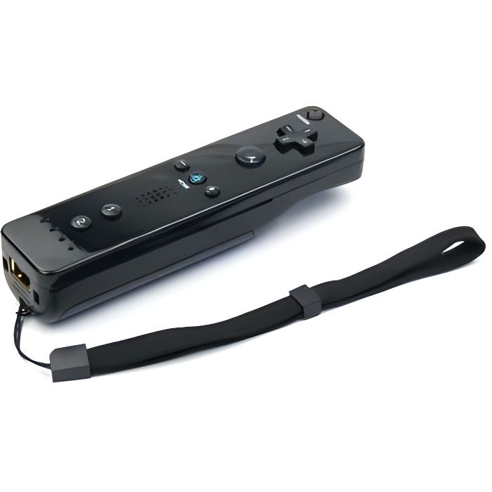 Manette de jeu - Nintendo - Wiimote - Sans fil - Noir - Blister