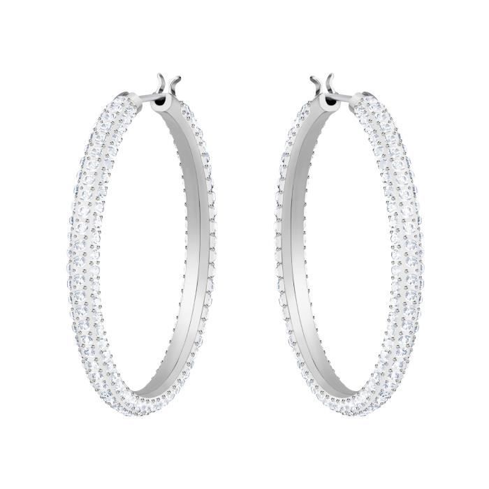 Boucles d'oreilles Swarovski Stone Hoop