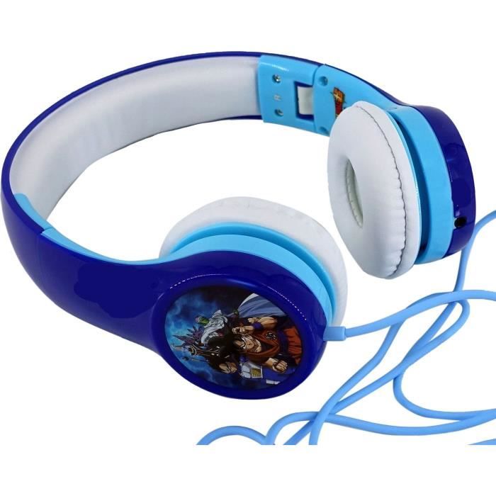 Casque audio enfant Trunks et Goten - Dragon Ball Z Super - TEKNOFUN - 85 Db - Bleu