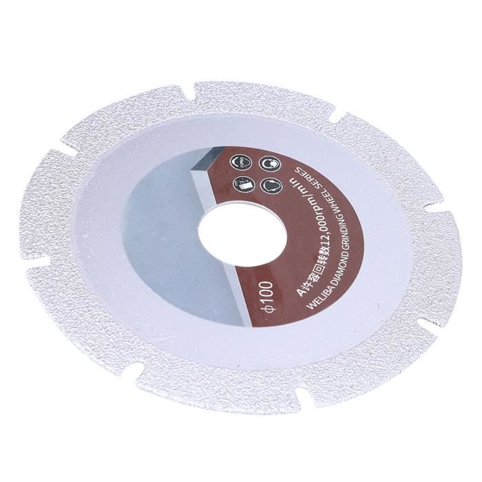 Omabeta Meule Roue De Polissage De Disque De Meulage De Diamant Humide De 100 Mm 4 'pour La