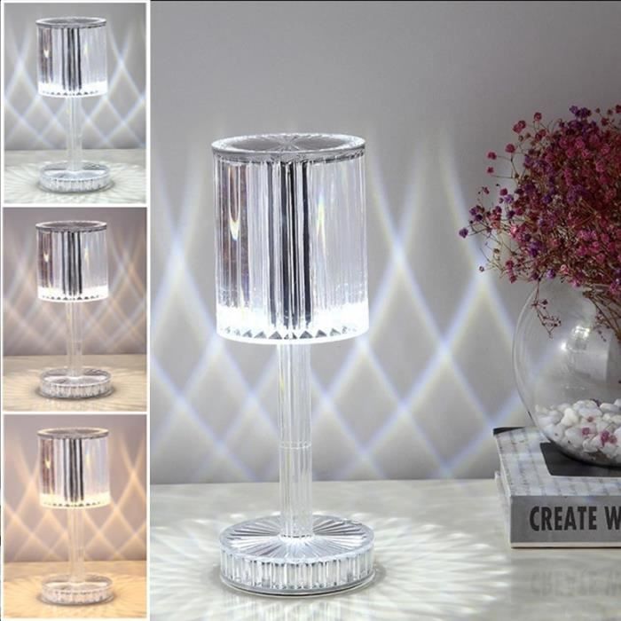 Projecteur Aurore Boréale ZQX - Lampe Table Cristal Effet Eau Et Ciel Étoilé