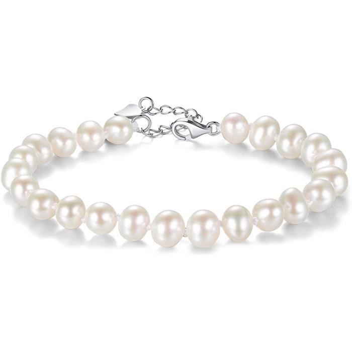 Bracelet Clover avec nacre blanche