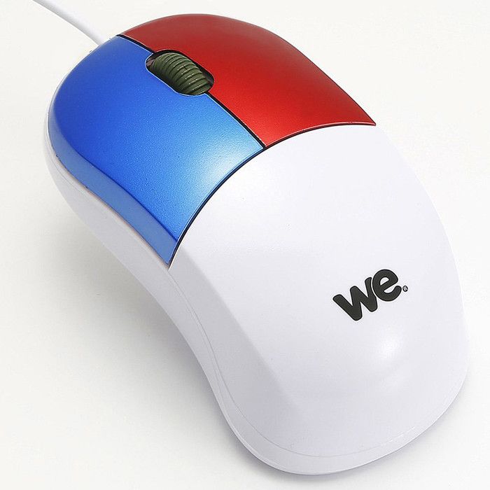 Souris Enfant – WEKSOURIS – Blanc – Filaire – 1200 DPI – Optique