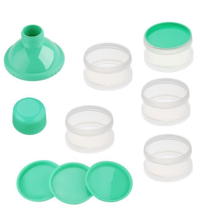 Entonnoir De Rechange Pour Baby Brezza Formula Pro Advanced/Pro Advanced WiFi - Lot De 3 Entonnirs + 3 Couvercles, Lavables Au Lave-vaisselle