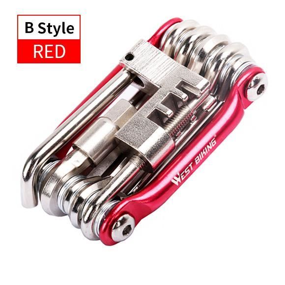 16 en 1 Kit Outil Réparation Vélo Multifonction Clé Allen Tournevis 16 en 1 Kit Outil Réparation Vélo Multifonction Clé Allen Tournevis