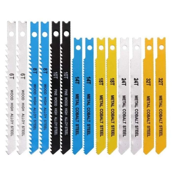 GTY09959LAME DE SCIE,Lames de scie sauteuse aiguisées professionnelles pour bois et métal