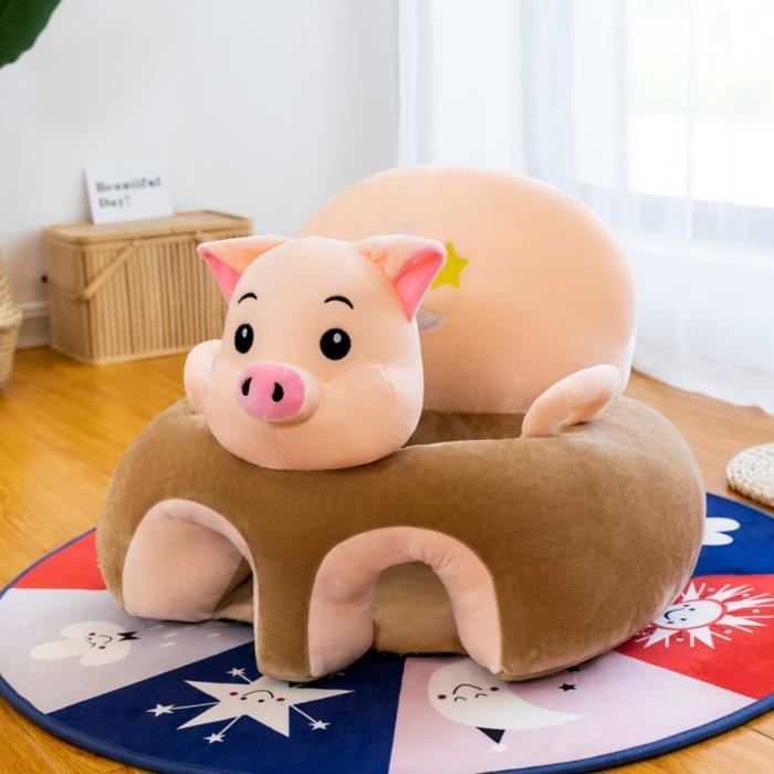 Canapé Enfant Doux En Velours Respirant Fauteuil En Peluche Panda Pour Enfant - Coussin Moelleux Rembourré, Design Mignon, Pour Chambre D'Enfant | Cadeau Idéal