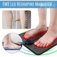 THALASSO PIEDS - THALASSO MAINS Masseur de pied de remodelage de jambe EMS, tapis de pied de massage rechargeable USB portable182-1