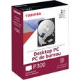 TOSHIBA - P300 - Disque dur interne haute performance - 2 To - 7200 tpm - 256 Mo - SMR. Boite retail-1