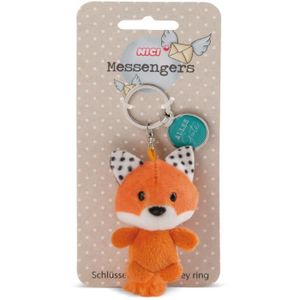 Porte-clés Peluche Chauve-souris NICI NICIdoos Bubble – Pipp Classic – Grands Yeux Brillants – 9 Cm – Collection