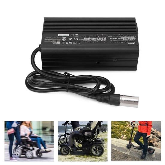 ARAMOX Chargeur de batterie pour fauteuil roulant Accessoire de  remplacement pour fauteuil roulant de chargeur de batterie de - Cdiscount  Auto