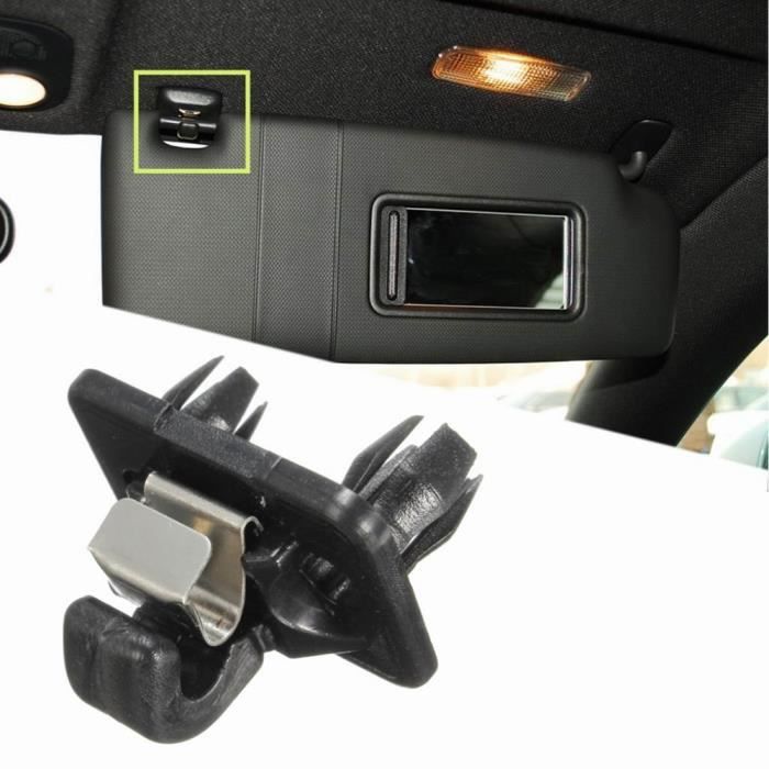 Goolsky Crochet Fixation Pare-Soleil Voiture Compatible Audi A1 A3 A4 A5 Q3 Q5 - Référence 8E0 857 562