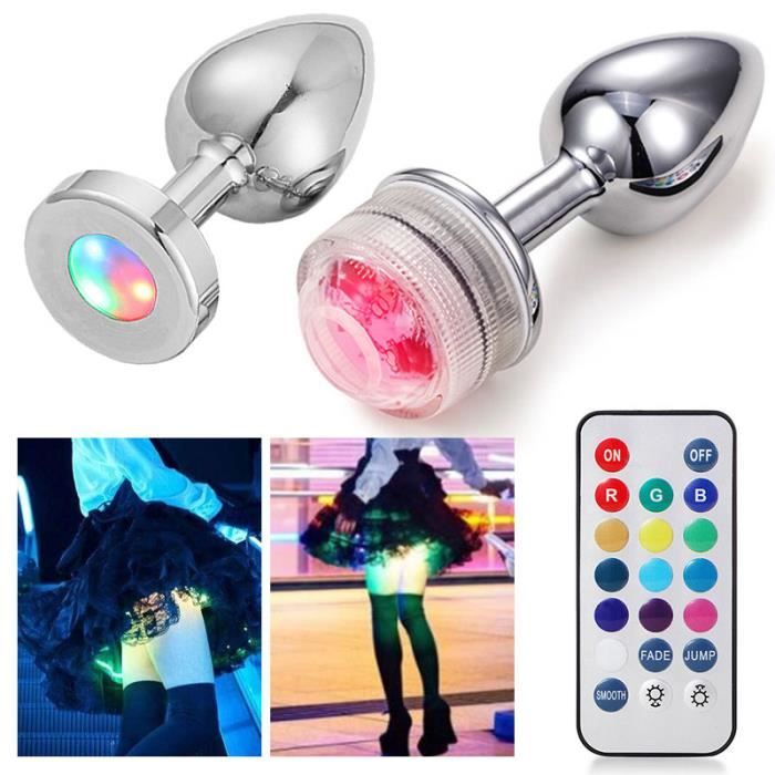 Plug Anal Led en mtal avec lumire, jeux sexuels pour Couples, lumineux,  bouchon en lige, Massage de la Prostat Touch S -THJR772 - Cdiscount  Boutique Erotique