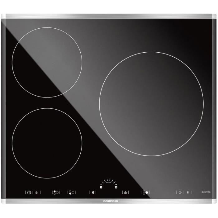 Plaque de cuisson induction BEKO 3 feux 60 cm GIEI635320HX