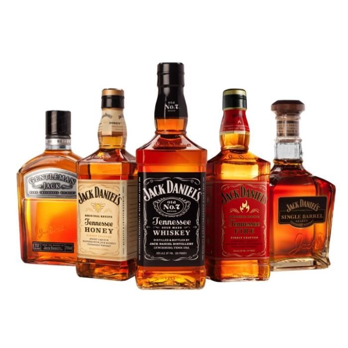 Whisky Jack Daniels Coffret 5 Mignonnettes