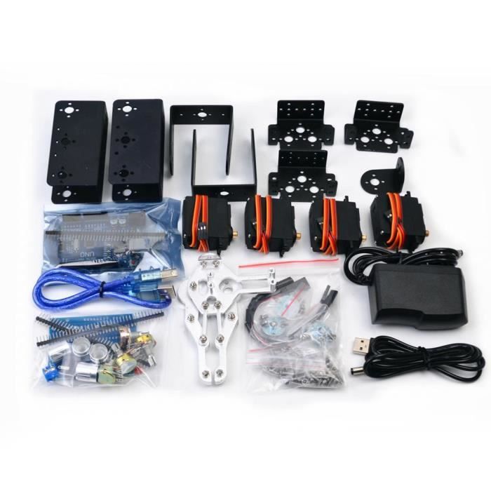4 DOF Holz Roboter mechanischer Arm sg90 Servo Science Experiment DIY Kit für Arduino Raspberry 4 DOF Holz Roboter mechanischer Arm sg90 Servo Science Experiment DIY Kit für Arduino Raspberry
