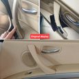 Poignée de porte intérieure de voiture Poignée de porte rechange pour BMW Série 3 E90 E91 316 318 320 325 328 330 I7T8-Gauche,Noir-2