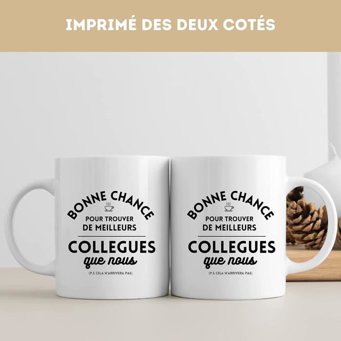 Mug Collègue - Cadeau Départ Collègue De Travail -Tasse Humour A