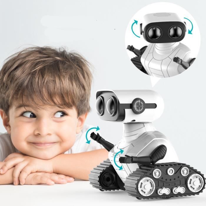 Robot Jouet avec lumières et Sons Amusants,Robot Enfant avec Bras, tête et  Jambes rotatifs Rechargeable Robot avec Fonction d'enregistrement,Cadeau Robot  Jouet pour garçons et Filles(Bleu) : : Jeux et Jouets