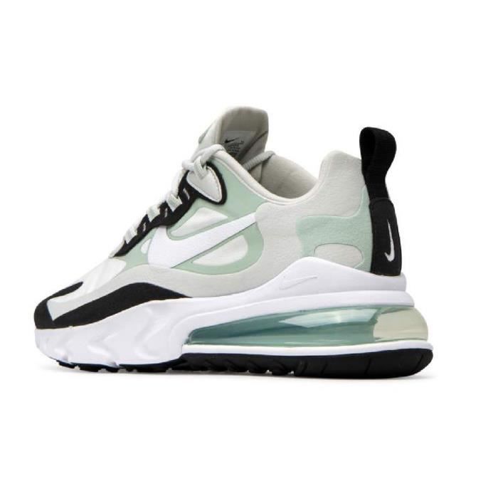 Basket mode NIKE Air Max 270 React Femme Lacets Blanc Blanc Cdiscount Chaussures