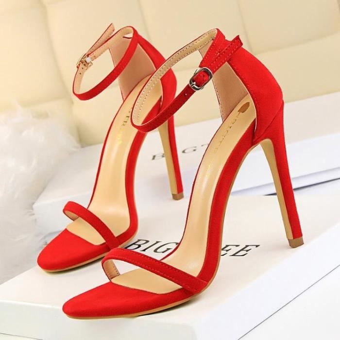 Talon femme shop rouge