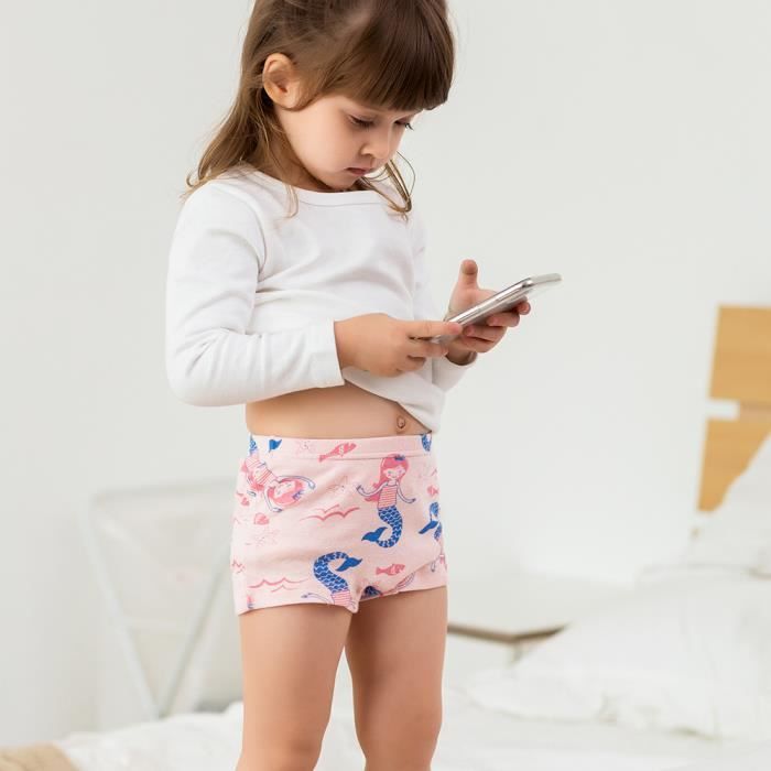 Hey~Yo 6 Paquet Petite Petit Garçon sous-vêtements,Coton d'enfant de Bébé  Bambin Culottes de la Série pour Enfants Fit Âge 2-12