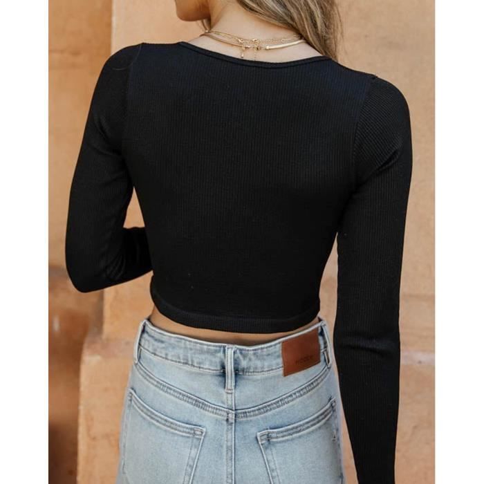 Pull noir moulant hotsell femme