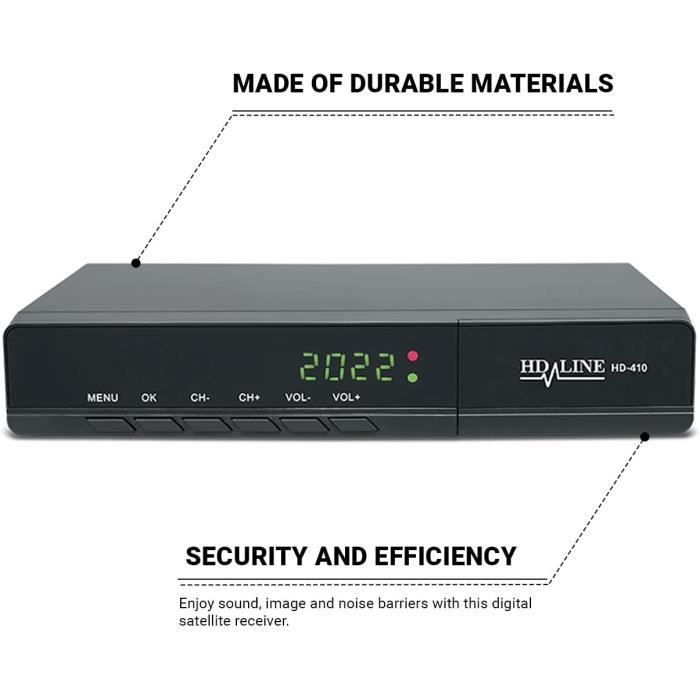 Echosat & Leyf 410 Récepteur Satellite Numérique - DVB-S / DVB-S2 ...