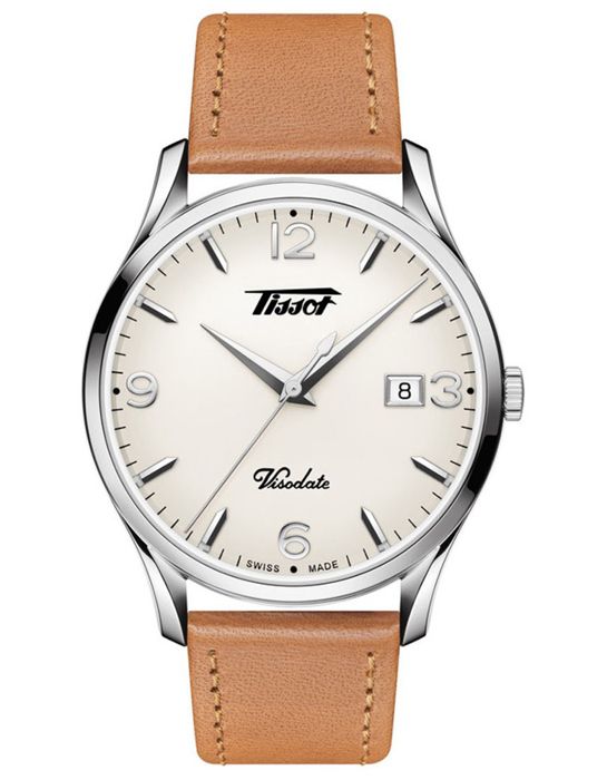 Montre Tissot en Cuir Marron