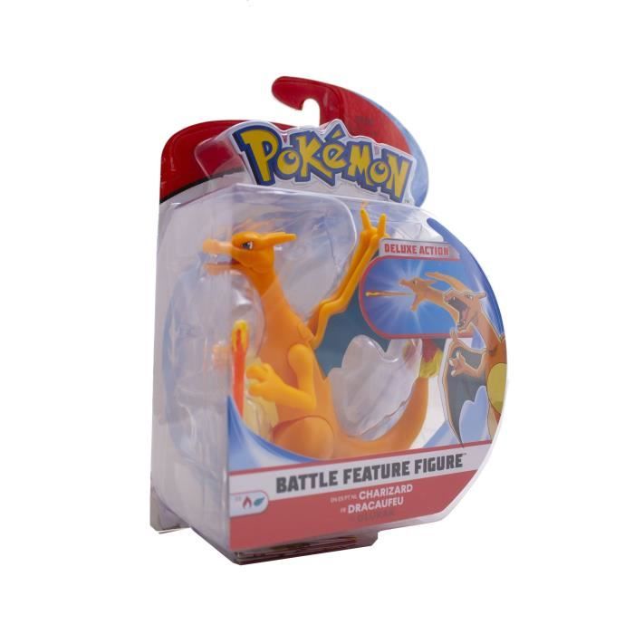 Figurine Pokémon Dracaufeu Deluxe Action 12 cm - BANDAI - Pour Enfant de 4 ans et plus Figurine Pokémon Dracaufeu Deluxe Action 12 cm - BANDAI - Pour Enfant de 4 ans et plus