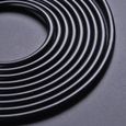 Corde à Sauter 3M - Grande Vitesse - Câble Acier Ajustable - Noir et Bleu-3